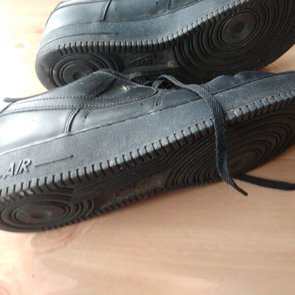 Nike Men's Air Force 1 Black Lace Up Sneakers Size 13 CW2288-001 - Picture 5 of 5